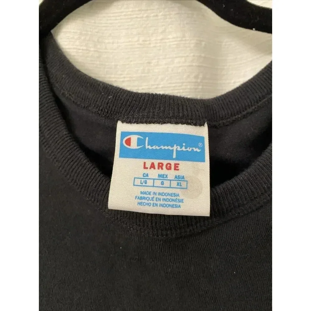 CHAMPION HERITAGE MEN'S T-SHIRT BLACK SIZE LARGE - Picture 3 of 4